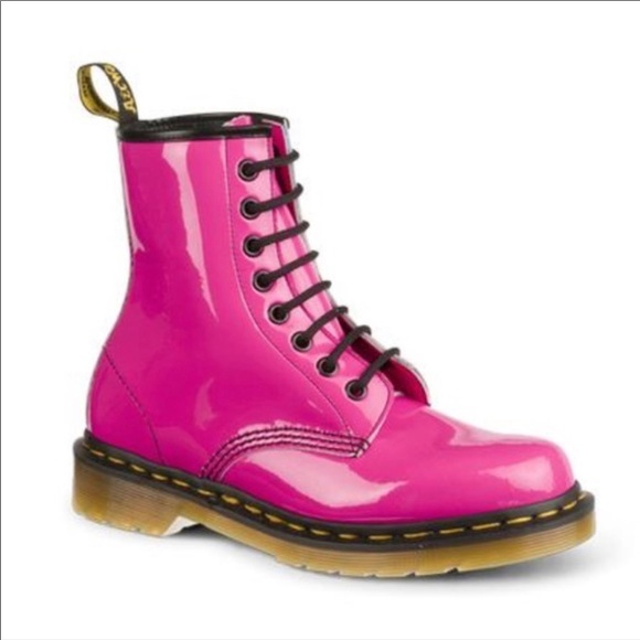 dr martens hot pink